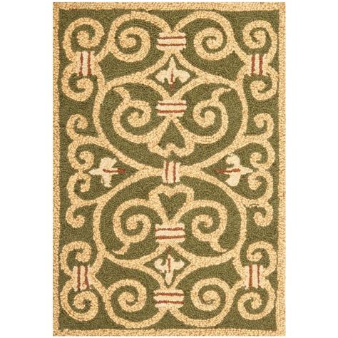 Kaleen Helena Virgil Green 2 Ft X 3 Ft Area Rug 3205 50 2 X 3 The