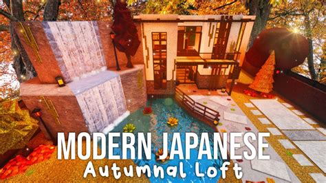 Modern Japanese Inspired Autumnal Loft Speedbuild And Tour Itapixca