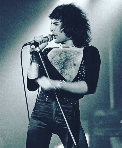 Freddie Mercury 70s Long Hair