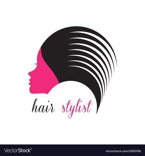 Hair Stylist Logo Beauty Salon Logo Royalty Free Vector