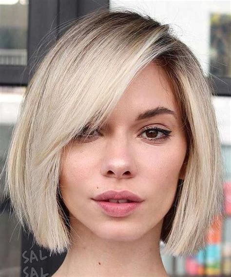 Chin Length Haircuts With Bangs Rockwellhairstyles
