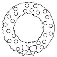 christmas wreath patterns  crafts graphics printables