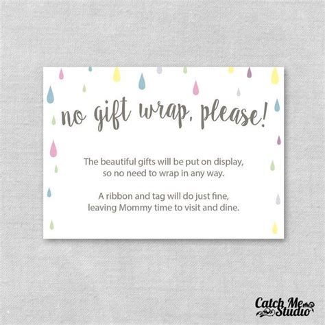 Maybe you would like to learn more about one of these? Printable Raindrop Baby Shower Display Card Insert ...