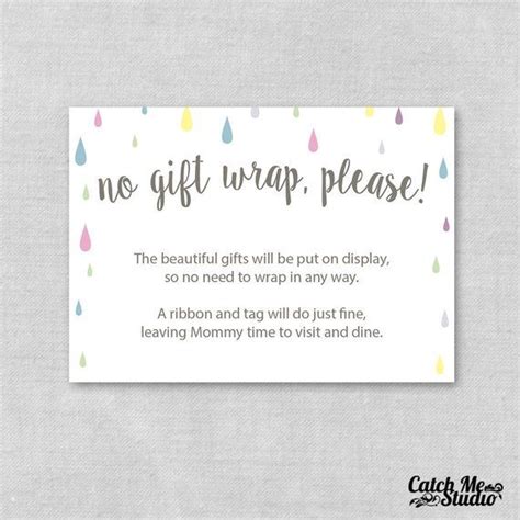 May the journey into this world be filled with grace, love, joy and eternal happiness! Printable Raindrop Baby Shower Display Card Insert ...