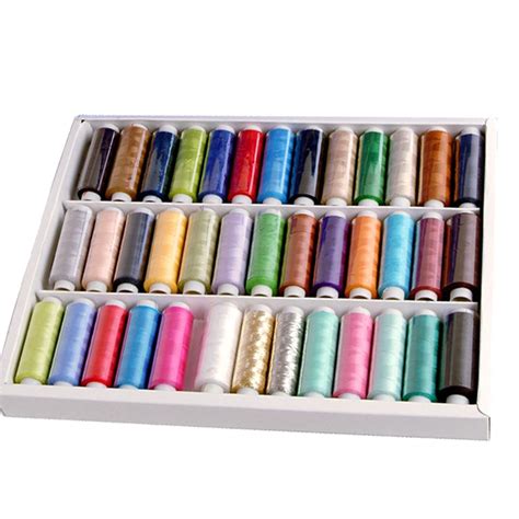 New Sewing Supplies 39pcs 200 Yard Mixed Colors Polyester Spool Sewing