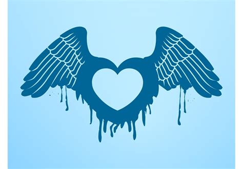 Winged Heart Graphics Download Free Vector Art Stock Graphics And Images