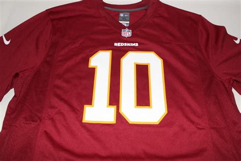 Nfl Auction Redskins Robert Griffin Iii Signed Replica Redskins