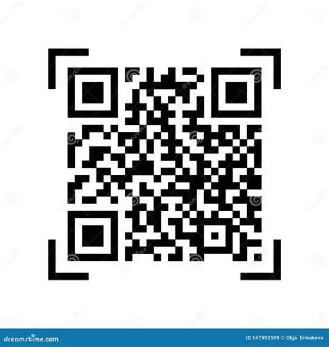 Qr Code Sample For Smartphone Scanning Isolated On Tranparent