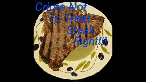 Leave steaks in the marinade for about one hour turning in the marinade several times. How to cook steak perfectly T-Bone - YouTube
