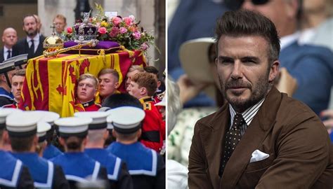 David Beckham Posts Emotional Tribute To Queen Elizabeth After Waiting
