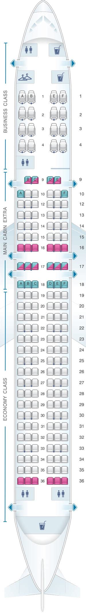 Boeing 757 200 American Airlines Seat Map Airportix