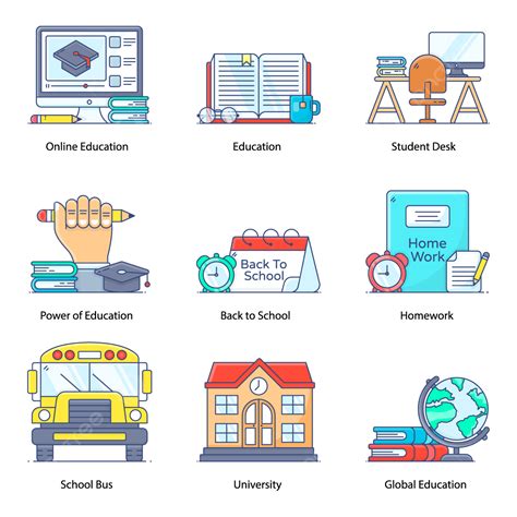 Back To Schools Vector Hd Images Back To School And Education Flat