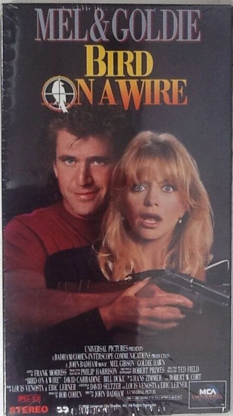 the movie poster for bird on a wire starring actors michael j fox and mel goldie