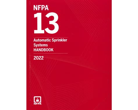 Buy Nfpa 13 Automatic Sprinkler Systems Handbook 2022