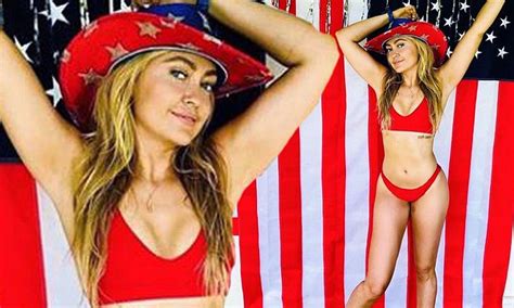 Miley Cyrus Sister Brandi Shows Off Bikini Body For Fourth Of July
