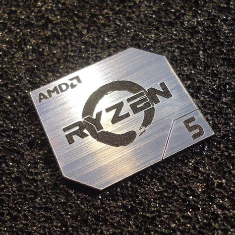 Amd Ryzen 5 Cpu Pc Logo Label Sticker Autocollant Cas Badge Etsy France