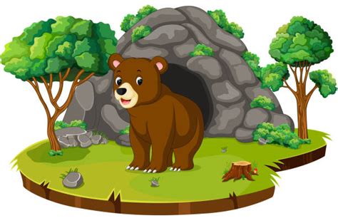 Bear Cave Illustrations Royalty Free Vector Graphics And Clip Art Istock