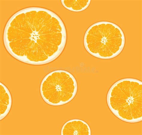 Seamless Orange Fruit Pattern Stock Illustration Illustration Of Diet