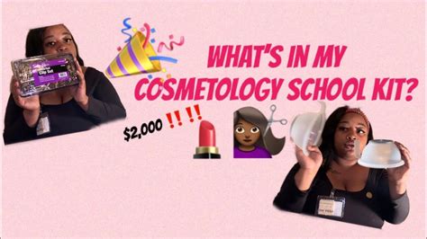 Whats In My Cosmetology Kit Aveda Institute Youtube