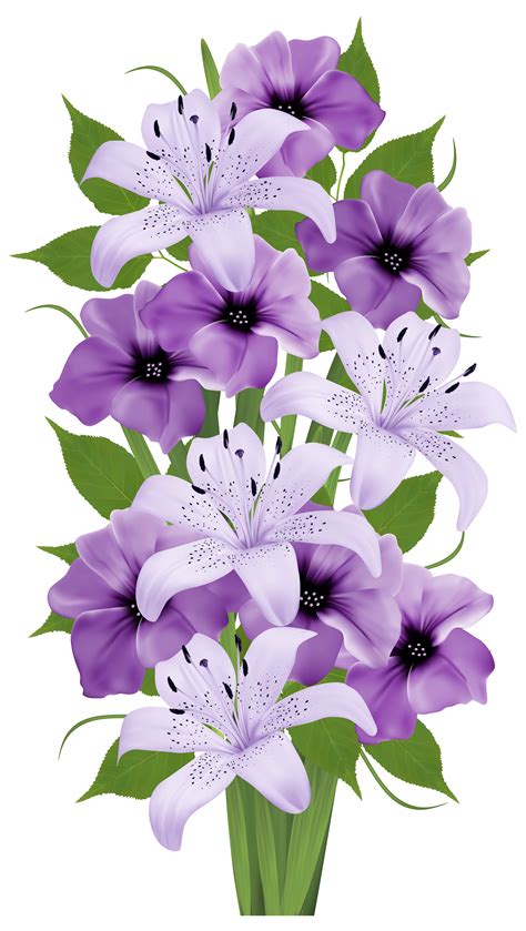 Purple Flower Png Vector Recently Added 40 Watercolor