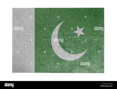 Large Jigsaw Puzzle Of 1000 Pieces Flag Pakistan Stock Photo Alamy