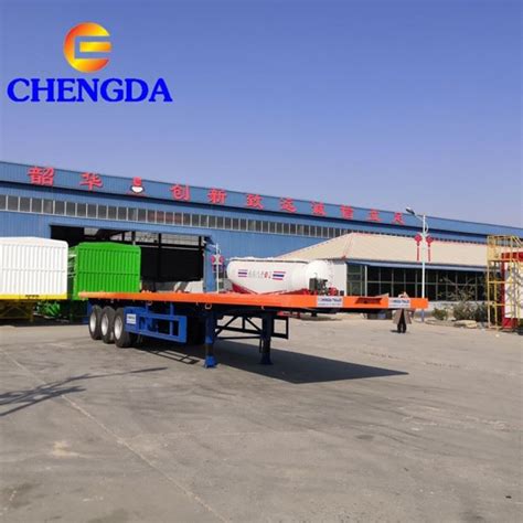 China 20 Foot Flatbed Trailer Manufacturers And Factory Price Sinotruck