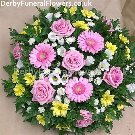 Mix Flowers Posies Funeral Tribute Funeral Flowers Derby