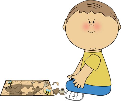 Boy Playing With A Puzzle From Mycutegraphics Autism Causes Adhd And