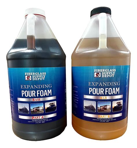Buy 6 Lb Density Expanding Pour Foam 2 Part Polyurethane Closed Cell
