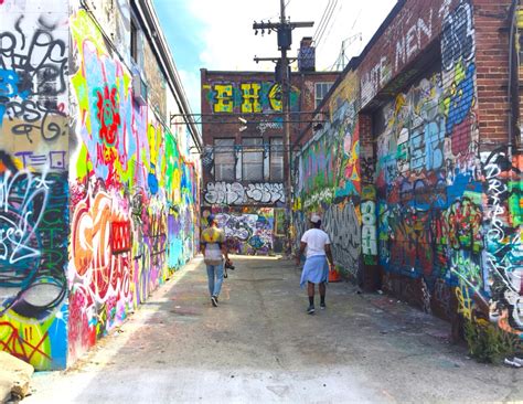 I found it to be hilarious that google even gives you directions to the alley. Exploring Baltimore's Graffiti Alley - Setarra