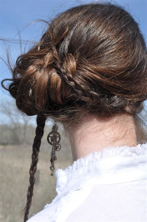We chose this type of steampunk hairstyle for long hair because this will confer a unique combination between sturdiness, modernism, and elegance to your whole attire. Steampunk Hair Stock I by kndrwllmsn on DeviantArt
