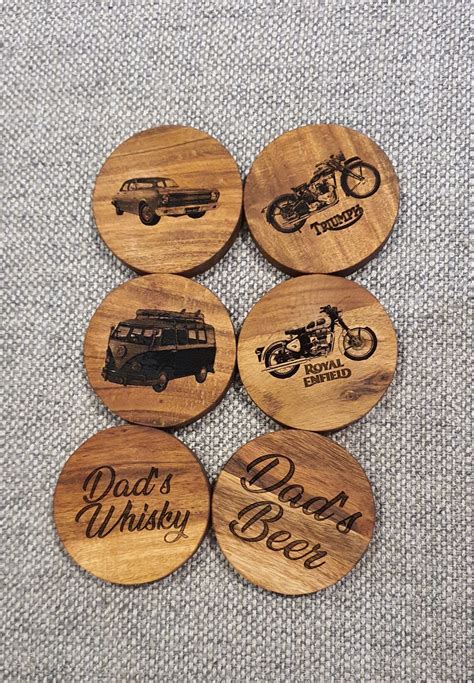 Custom Wood Coasters Etsy