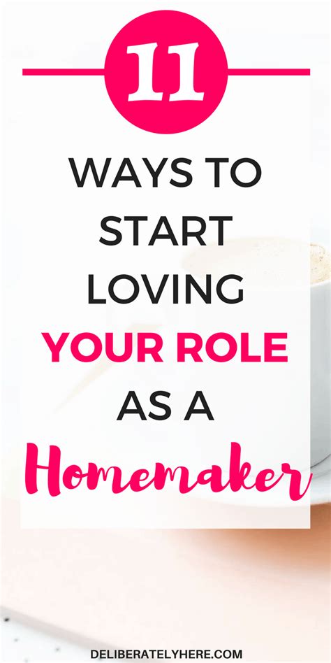 How To Love Being A Stay At Home Wife Deliberately Here