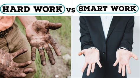 Smart Work Vs Hard Work Youtube