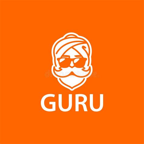 Simple Guru Logo Design Vector Stock Vector Illustration Of Signage