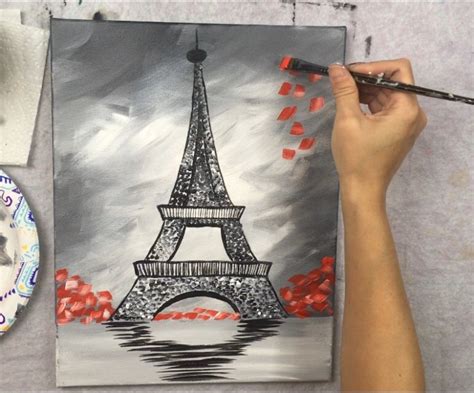 How To Paint An Eiffel Tower Step By Step Painting With Tracie Kiernan