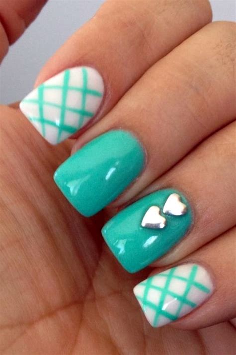 45 Gorgeous Mint Green Nails With Design