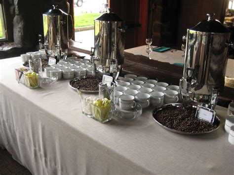 Banquet Coffee Station Set Up Barn Pictures Cartoon