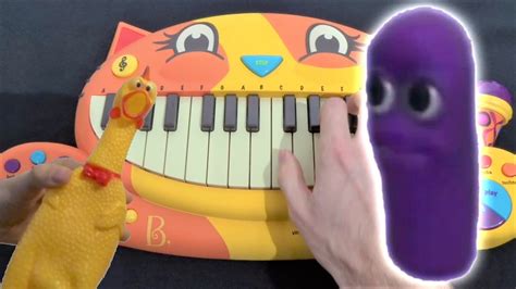 Beanos Theme Song But On A Cat Piano A Chicken And A Drum Calculator