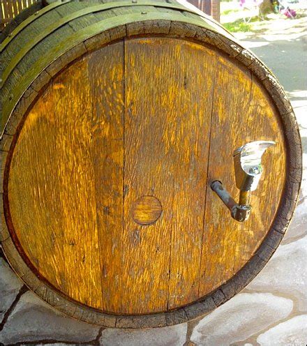 We are dedicated to providing environmental solutions through the creative fact of repurposing and recycle. Wine Barrel as Water Fountain - Fixtures Close Up