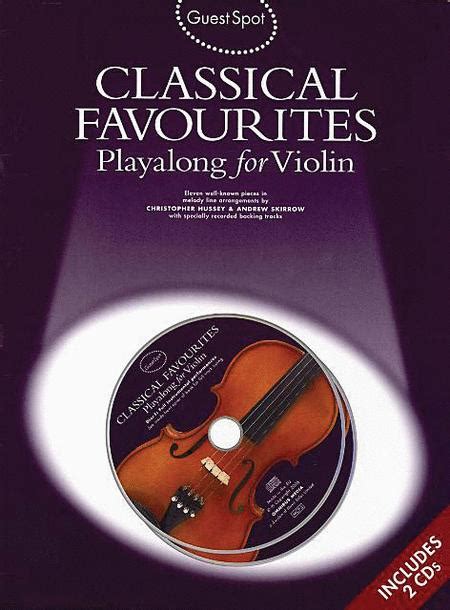 Classical Favorites By Various Sheet Music And Exampleplay Along Cds Sheet Music For Violin