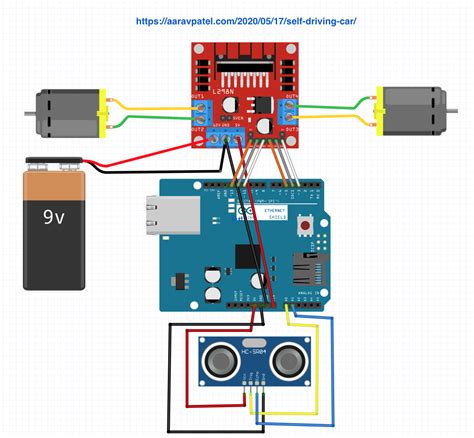 Self Driving Arduino Car Using L298n Motor Driver Arduino Project Hub