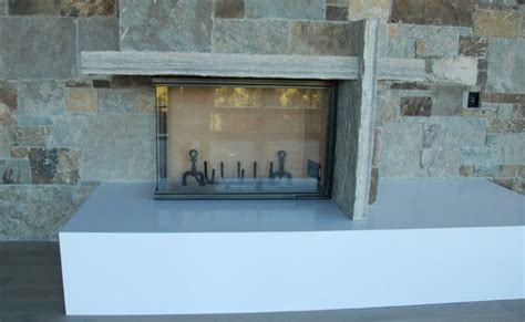 Add two more words to the list. The "L" Shaped Fireplace Door | Fireplace doors, Fireplace ...