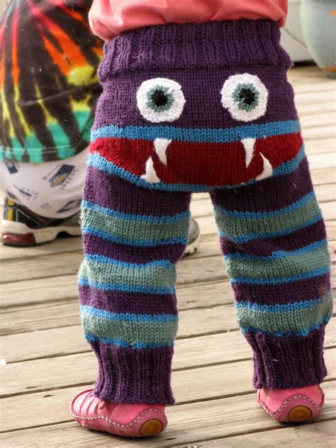 Terrifyingly Terrific Diy Knitted Monster Pants Free
