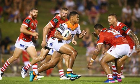 Match Highlights Nrl Trial Vs Dragons Wests Tigers