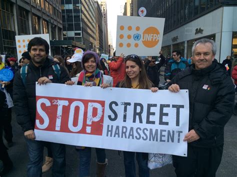 Un Women March And Campus Talks Stop Street Harassment