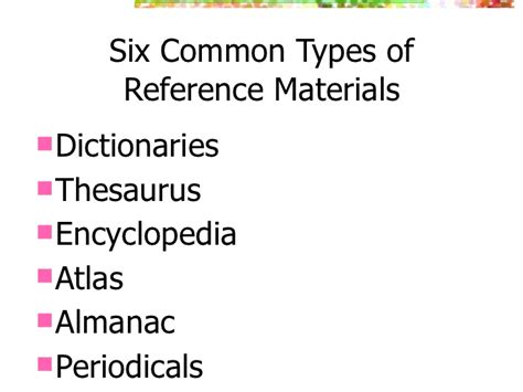 Reference materials are particularly important for analytical chemistry and clinical analysis. Reference Materials Powerpoint
