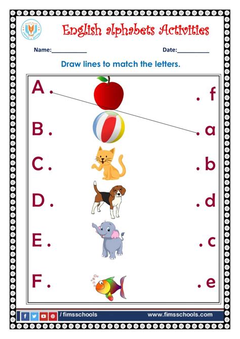 Thai is a tonal language. English Match the letters A-Z Activities - Preschool