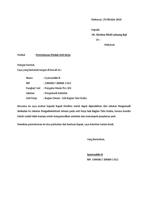 Pindah contoh surat pertukaran sekolah anak. Surat Pindah Kerja Kkm - Contoh Surat Permohonan Pindah ...