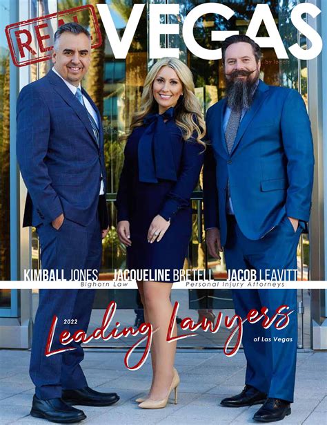 Real Vegas Magazine Bighorn Law Leading Lawyers Of Las Vegas By All